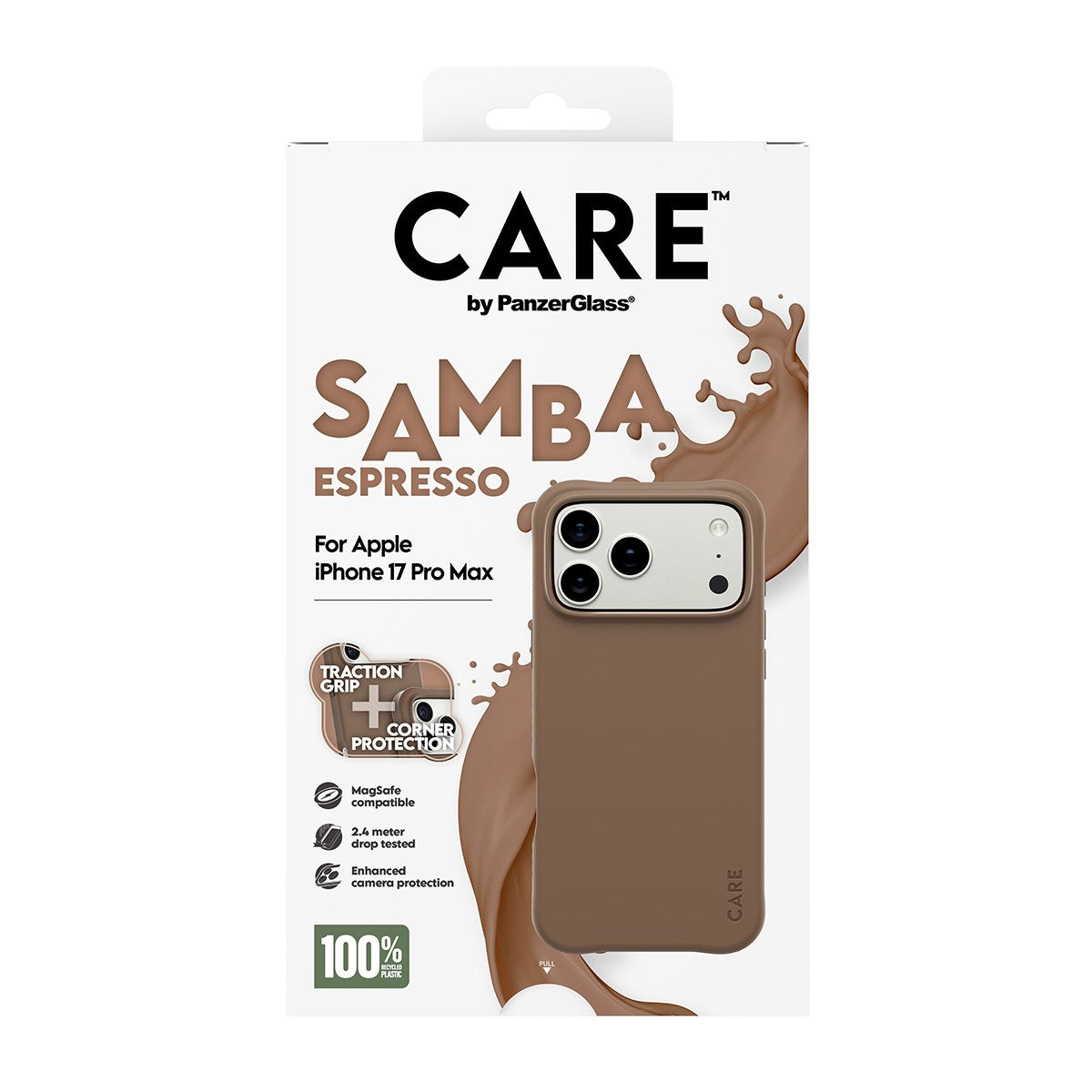 CARE™ by PanzerGlass® Samba Case Espresso w. MagSafe iPhone 17 Pro Max